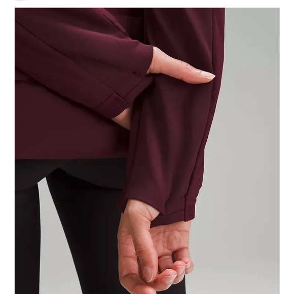 Lululemon Down For It All Jacket Casis Size 8 - Picture 3 of 9